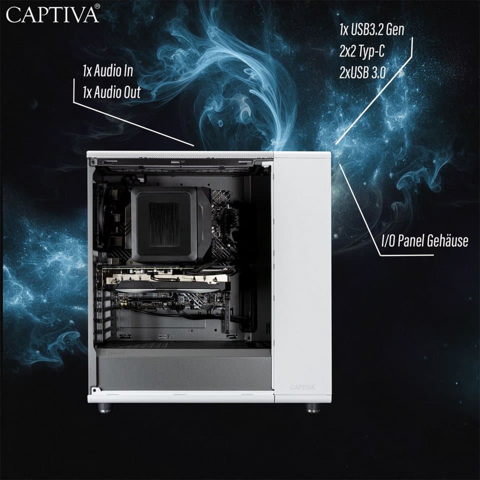 CAPTIVA Workstation I79-953 Business-PC (Intel® Core i7 12700K, -, 64 GB RAM, 1000 GB SSD, Luftkühlung) - Thumbnail 6