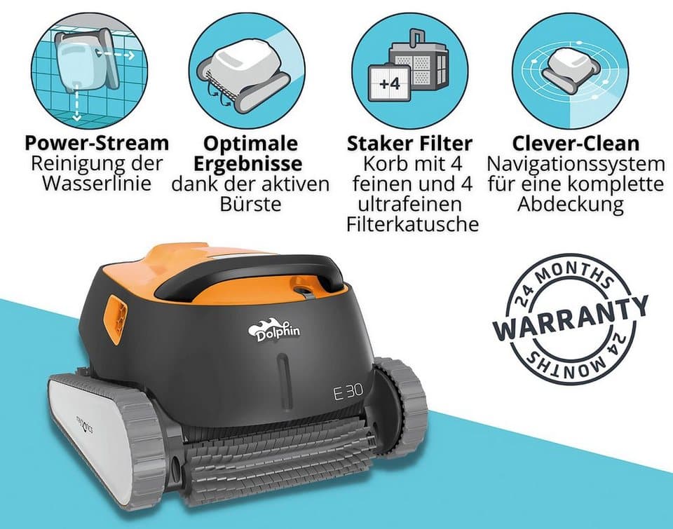 maytronics Poolroboter Mondo 30, (Set), für Boden-/ Wand-/ Wasserlinienreinigung - Thumbnail 13
