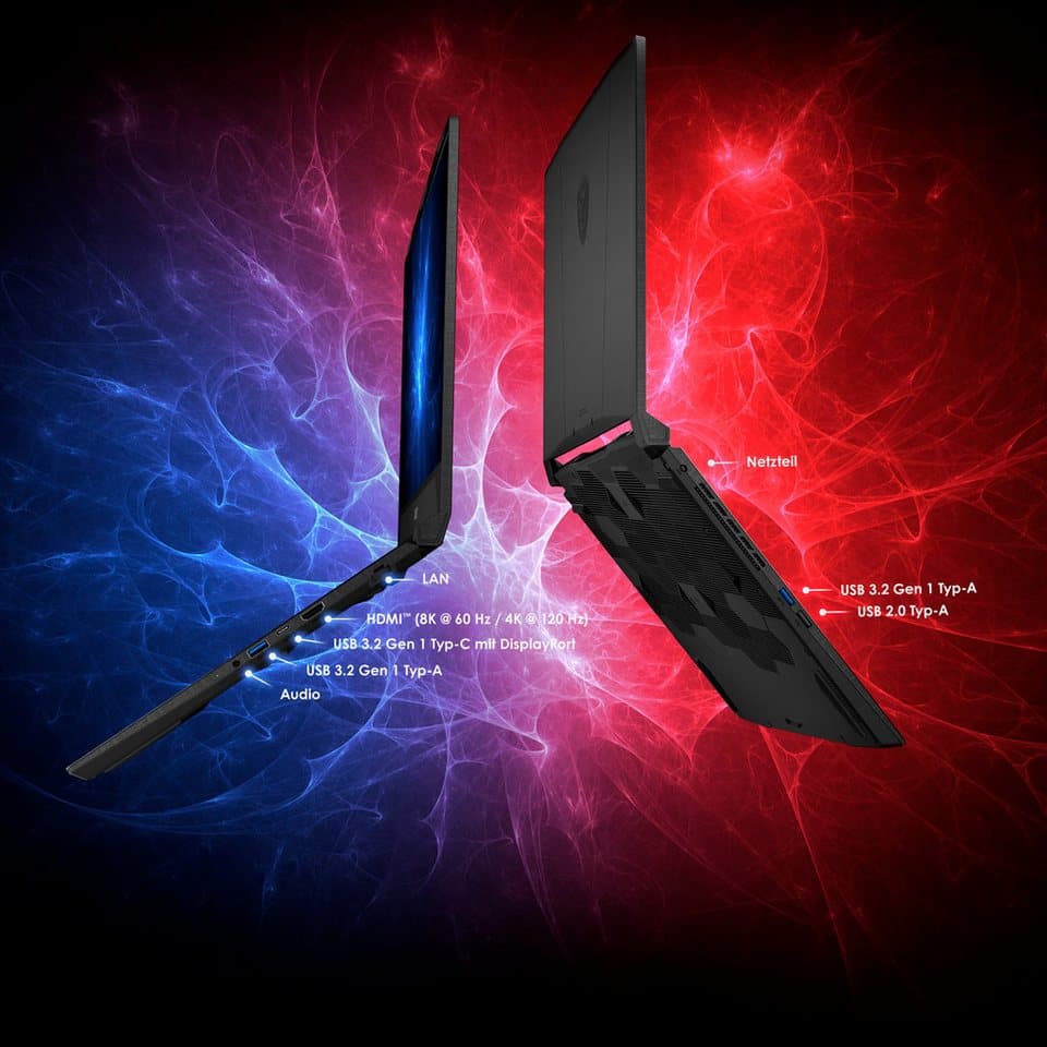 MSI Katana 17 B13VEK-1298 Gaming-Notebook (43,9 cm/17,3 Zoll, Intel Core i5 13420H, GeForce RTX 4050, 16 GB, 1000 GB SSD) - Thumbnail 26