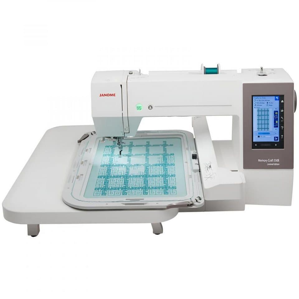 Janome Stickmaschine - Memory Craft 550E Limited Edition - Thumbnail 5