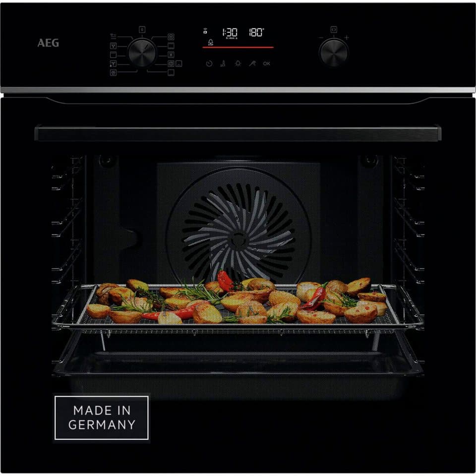 AEG Backofen-Set HH24BSPIL, mit 1-fach-Teleskopauszug, Pyrolyse-Selbstreinigung, AirFry: knusprige Ergebnisse mit wenig oder ohne Öl, Made in Germany - Thumbnail 2