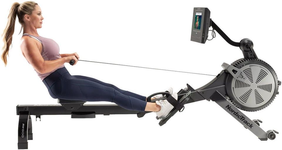 NordicTrack Rudergerät NordicTrack RW600 (115 kg max. Benutzergewicht, mit schwenkbarem 7'' Touchscreen, Sport), Rudermaschine, motorgesteuertes Magnetbremssystem SMR, klappbar - Thumbnail 2