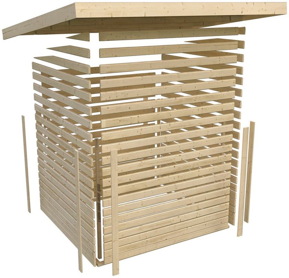 Karibu Gartenhaus Arnis 2, BxT: 242x238 cm, Made in Germany - Thumbnail 6
