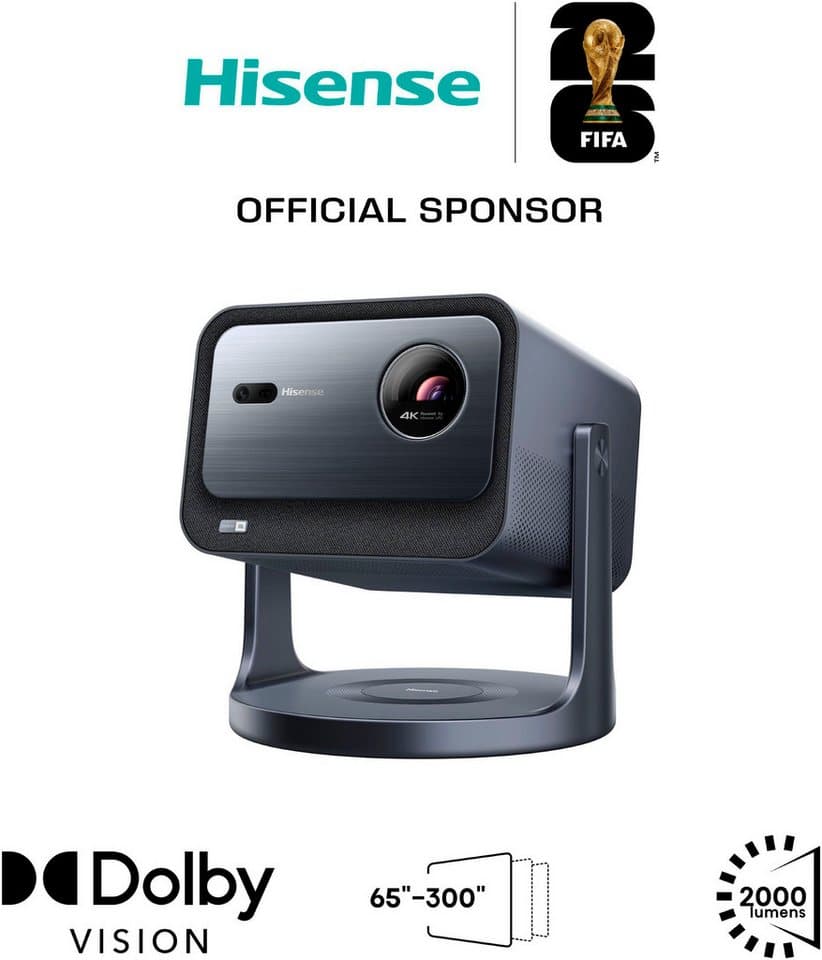 Hisense C2 Mini-Beamer (2000 lm, 1700:1, 3840 x 2160 px)