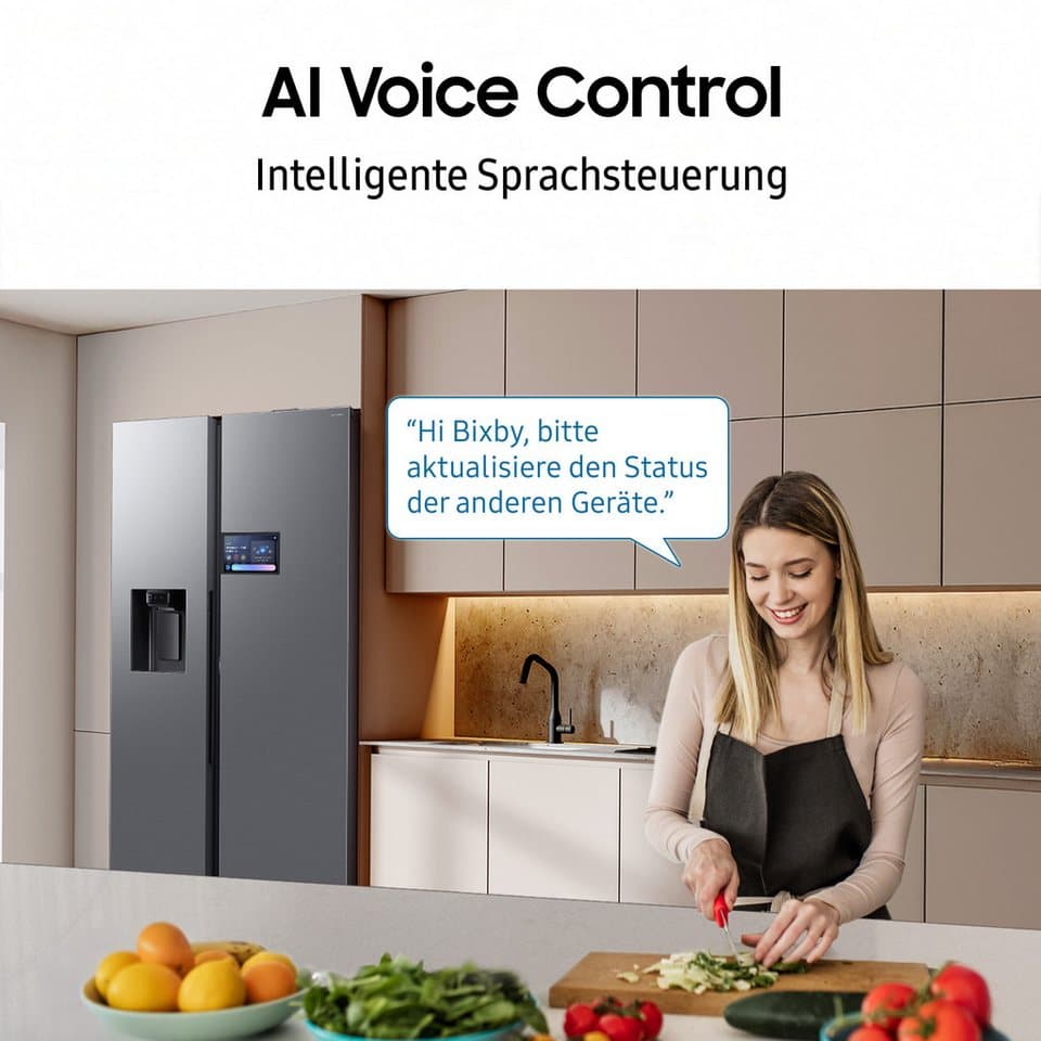 Samsung Side-by-Side RS94F RS90F65EDT, 178,4 cm hoch, 91,2 cm breit, Separate Temperaturregelung für Kühl- und Gefrierbereich - Thumbnail 5