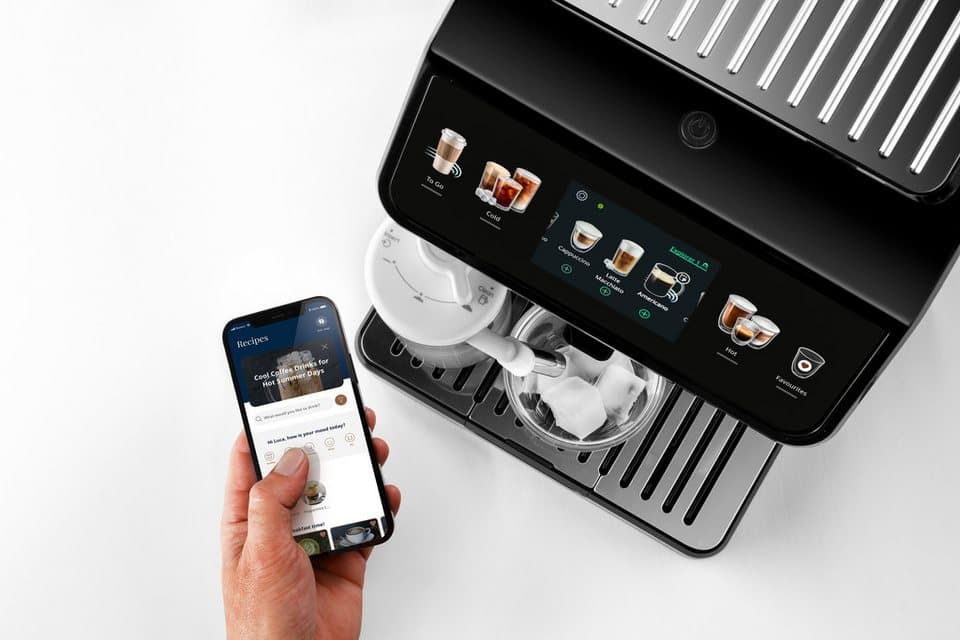De'Longhi Kaffeevollautomat Eletta Explore ECAM450.55.S - 40 Rezepte, heißer & kalter Milchschaum, 3,5" Touch-Display, herausnehmbare Brühgruppe, einstellbarer Mahlgrad - Thumbnail 5