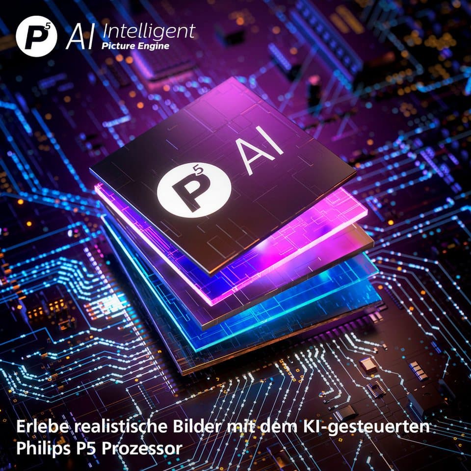 Philips 65OLED810 LED-Fernseher (164 cm/65 Zoll, 4K Ultra HD, Smart-TV, Google TV, Ambilight, P5 AI Picture Engine, Dolby Vision & HDR10+, Dolby Atmos) - Thumbnail 16