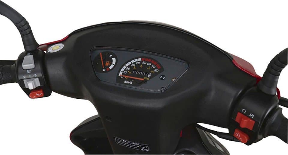 Alpha Motors Motorroller CityLeader, 50 ccm, 45 km/h, Euro 5, inkl. Topcase - Thumbnail 5