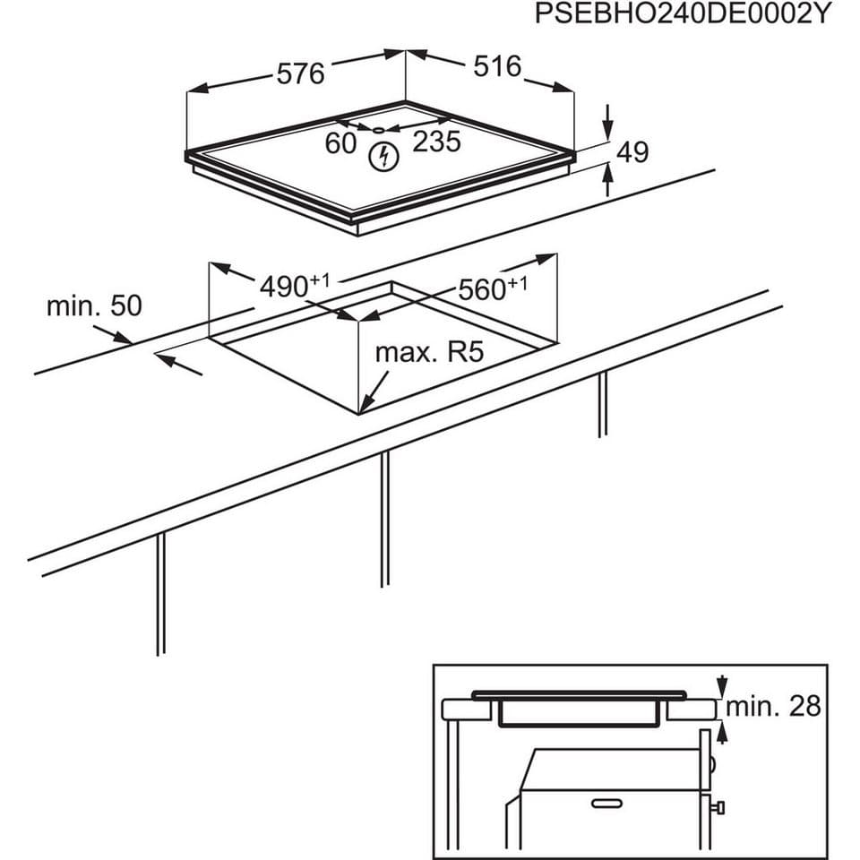 AEG Induktions Herd-Set Serie 5000 HH24HSPID, mit 1-fach-Teleskopauszug, Pyrolyse-Selbstreinigung, AirFry - knusprige Ergebnisse mit wenig oder ohne Öl, Made in Germany - Thumbnail 26
