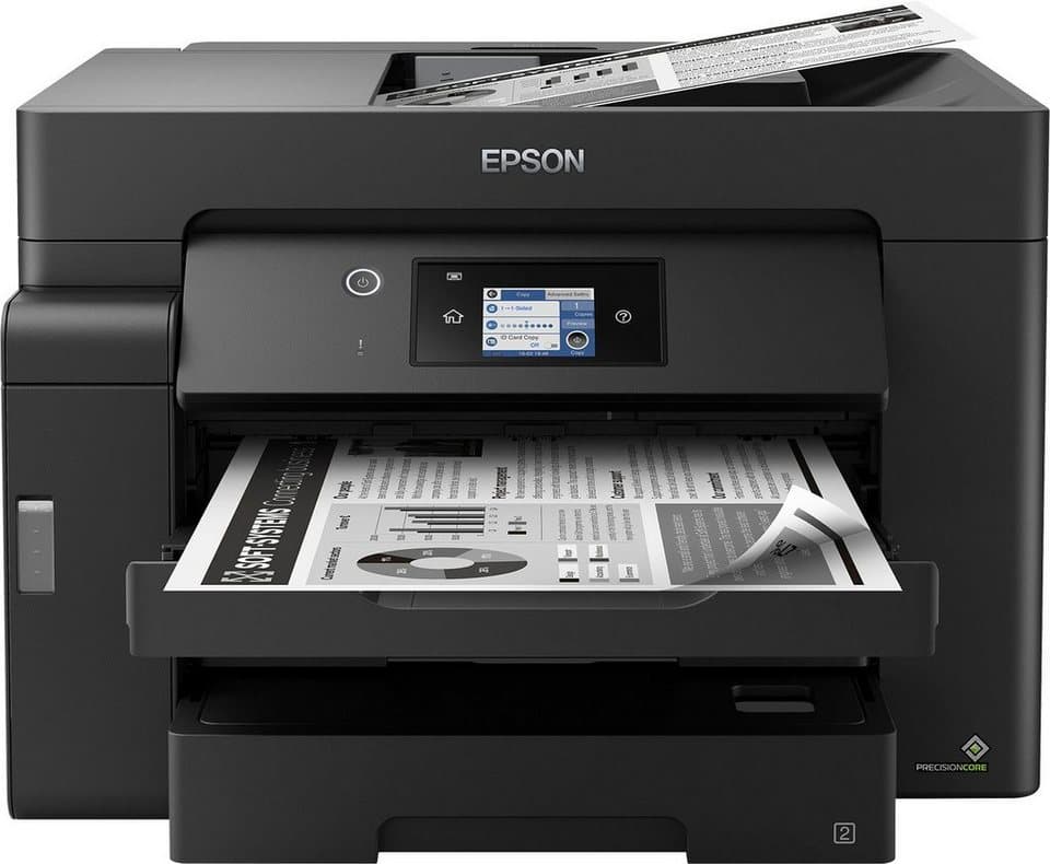 Epson Monodrucker EcoTank ET-M16600 Multifunktionsdrucker, (WLAN (Wi-Fi), LAN (Ethernet), Schneller DIN-A3-Multifunktionsdrucker, extrem kostengünstiger Druck)