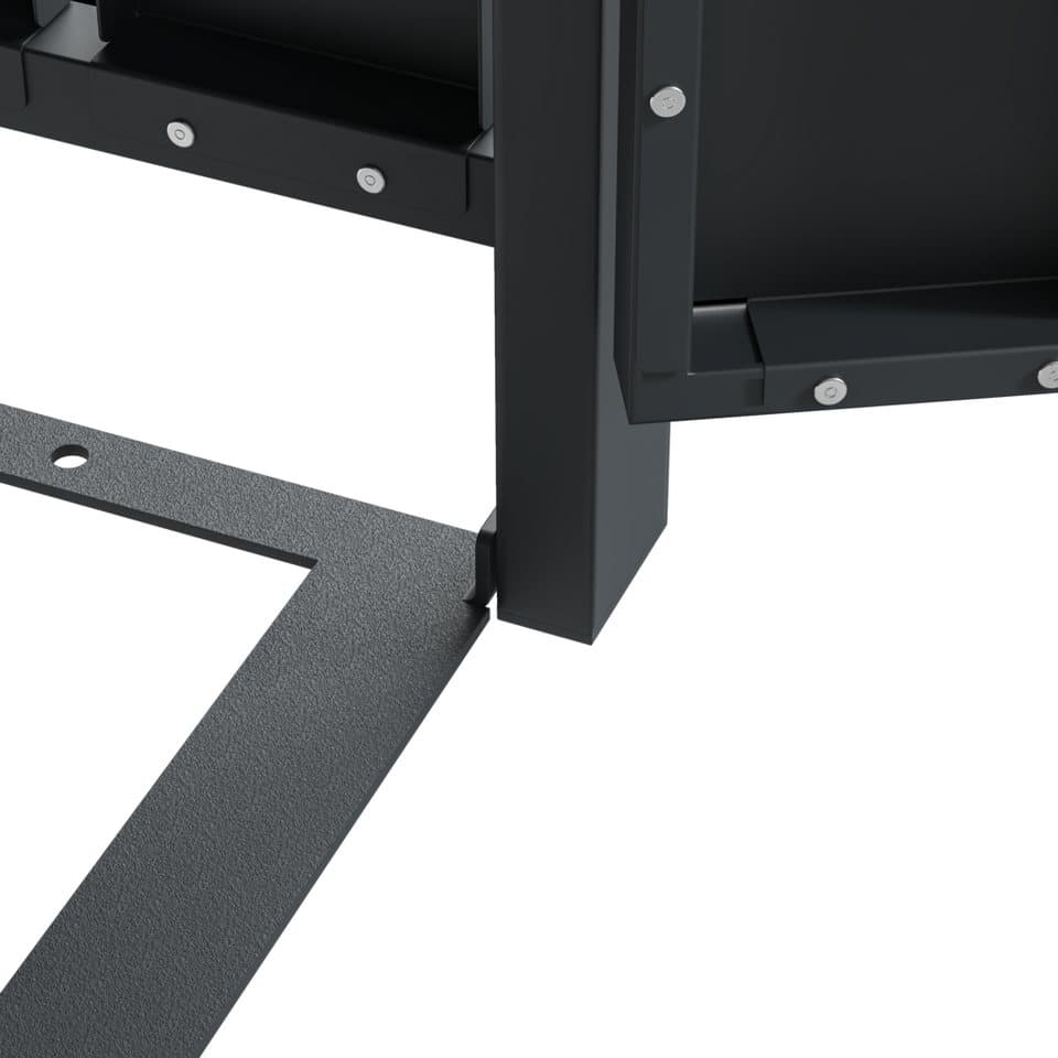 WESTMANN Mülltonnenbox Planta, Platz für 3 Mülltonnen je 240 L, BxHxT: 200x84x124,5 cm - Thumbnail 7