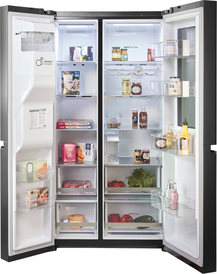 LG Side-by-Side G-Serie GSGV81EPLL, 179 cm hoch, 91,3 cm breit, Total No Frost, LINEARCooling, Multi-Airflow, Integrierter Wassertank - Thumbnail 10