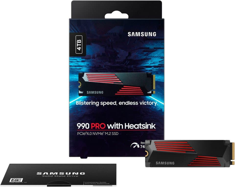 Samsung 990 PRO Heatsink interne SSD (4000 GB) 2,5" 7450 MB/S Lesegeschwindigkeit, 6900 MB/S Schreibgeschwindigkeit - Thumbnail 16
