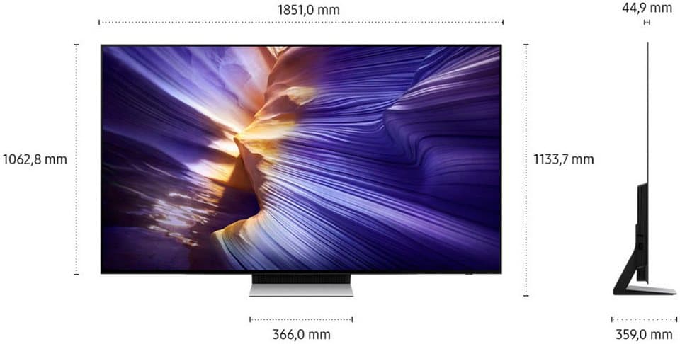 Samsung GQ83S90FAE OLED-Fernseher (209 cm/83 Zoll, 4K Ultra HD, Smart-TV, HDR+, Dolby Atmos & AI Sound, Gaming Hub, Upscaling Pro, bis zu 144Hz) - Thumbnail 12
