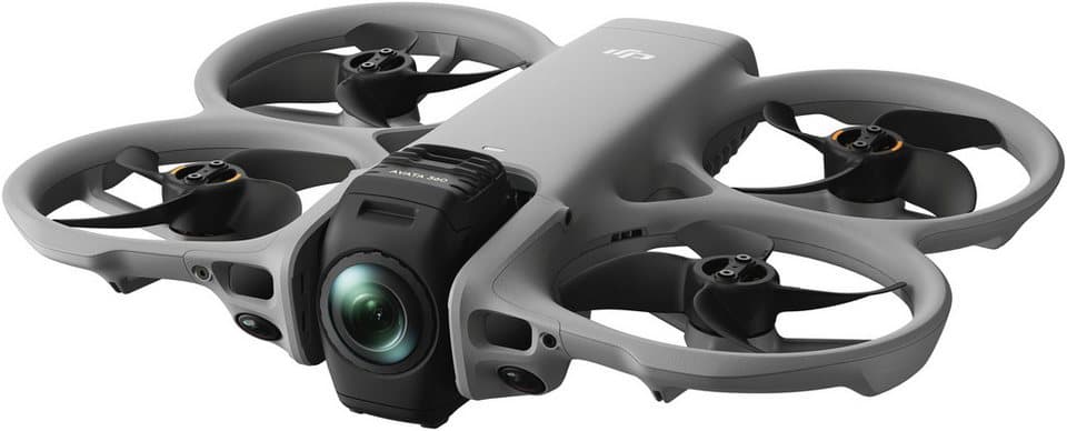 DJI Avata 360 Fly More Combo (DJI RC 2) Drohne (8K, Set, RC 2 Fernsteuerung, 3 Akkus, Umhängetasche und Ladestation)
