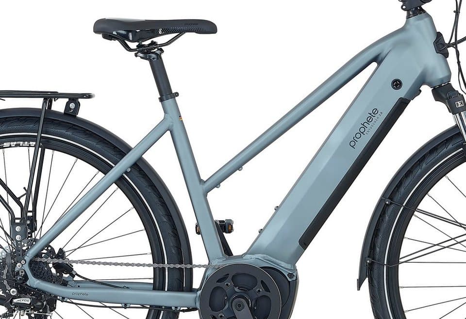 Prophete E-Bike Trekkingrad Entdecker 3.8, 8 Gang Shimano Altus Schaltwerk, Kettenschaltung, Mittelmotor, 540 Wh, Pedelec, Elektrofahrrad für Damen - Thumbnail 10