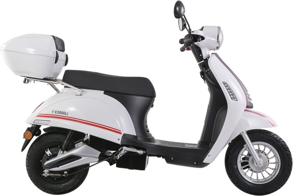 Luxxon E-Motorroller E3000Li, 45 km/h, bis zu 45 km Reichweite, Lithium-Ionen-Akku, mit Straßenzulassung - Thumbnail 3