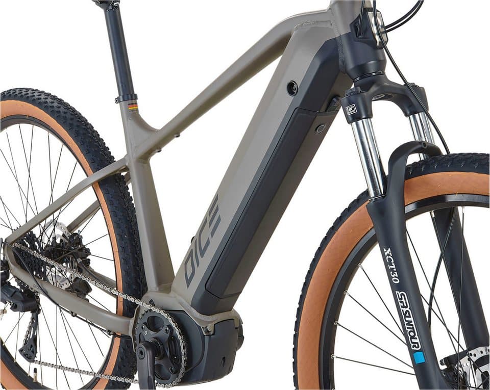 Prophete E-Bike Mountainbike Dice 3.0, 10 Gang Shimano Cues Schaltwerk, Kettenschaltung, Mittelmotor, 540 Wh, Pedelec, Elektrofahrrad für Damen und Herren, MTB - Thumbnail 3
