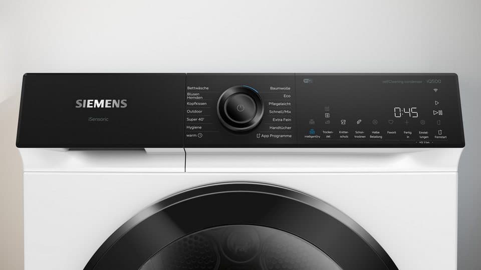 SIEMENS Wärmepumpentrockner iQ500 WQ45H2BECO, Selbstreinigender Kondensator, intelligentDry, autoDry, Home Connect - Thumbnail 12