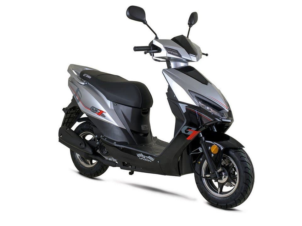 GT UNION Motorroller Sonic X 45, 49,6 ccm, 45 km/h, Euro 5, (Komplett-Set, 2 tlg), Luftgekühlter Motor - Bild 1