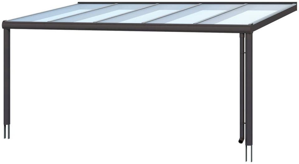 Skanholz Terrassendach Genua, BxT: 541x257 cm, Bedachung Doppelstegplatten, 541 cm Breite, verschiedene Tiefe - Thumbnail 2