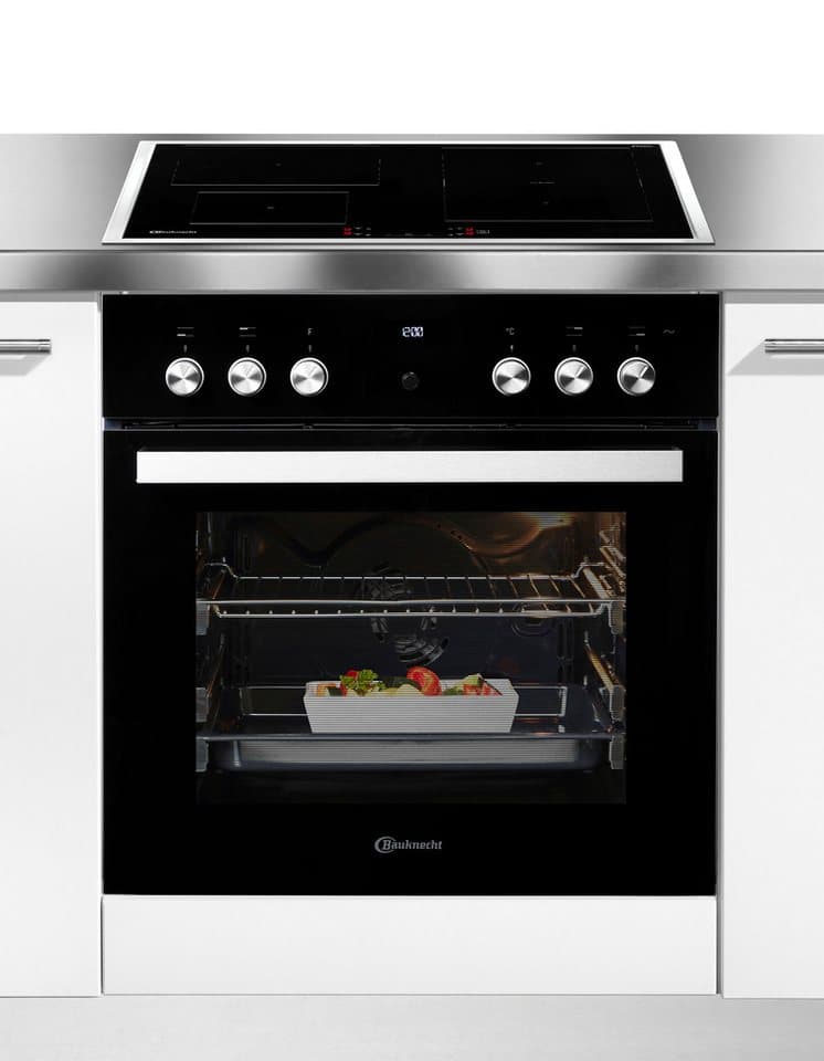BAUKNECHT Flex-Induktions-Herd-Set HEKO LIMBO FLEXI, mit 3-fach-Teleskopauszug, Flexi Duo – kombinierbare Zonen für flexibles Kochen, SoftClose - Thumbnail 4
