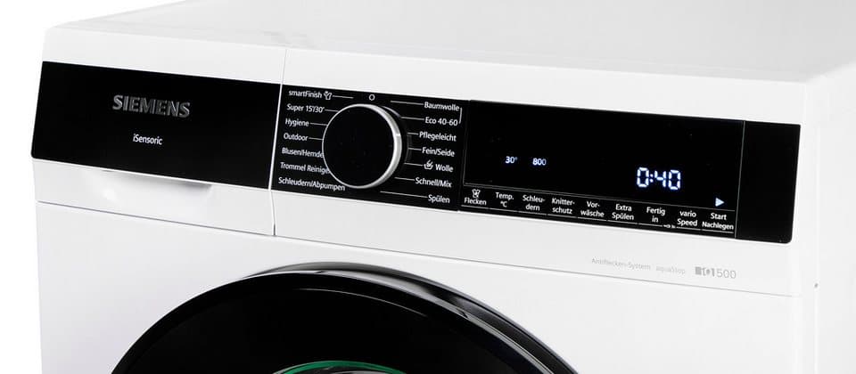 SIEMENS Waschmaschine iQ500 WG56G2Z41, 10 kg, 1600 U/min, Knitter-Programm smartFinish, Antiflecken-System, Outdoor-Programm - Thumbnail 11