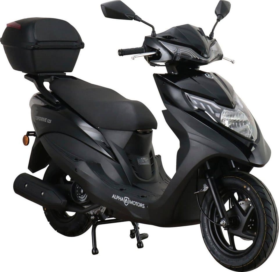 Alpha Motors Motorroller Topdrive, 125 ccm, 85 km/h, Euro 5+, (Spar-Set, mit Topcase), mit USB-Anschluss - Bild 1
