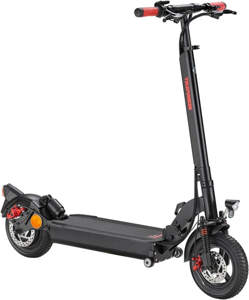 Telefunken E-Scooter Synergie S950, 20 km/h, (bis zu 50 km Reichweite, höhenverstellbar, faltbar, Scheibenbremsen), 350 W, mit Straßenzulassung, E-Scooter mit ABE