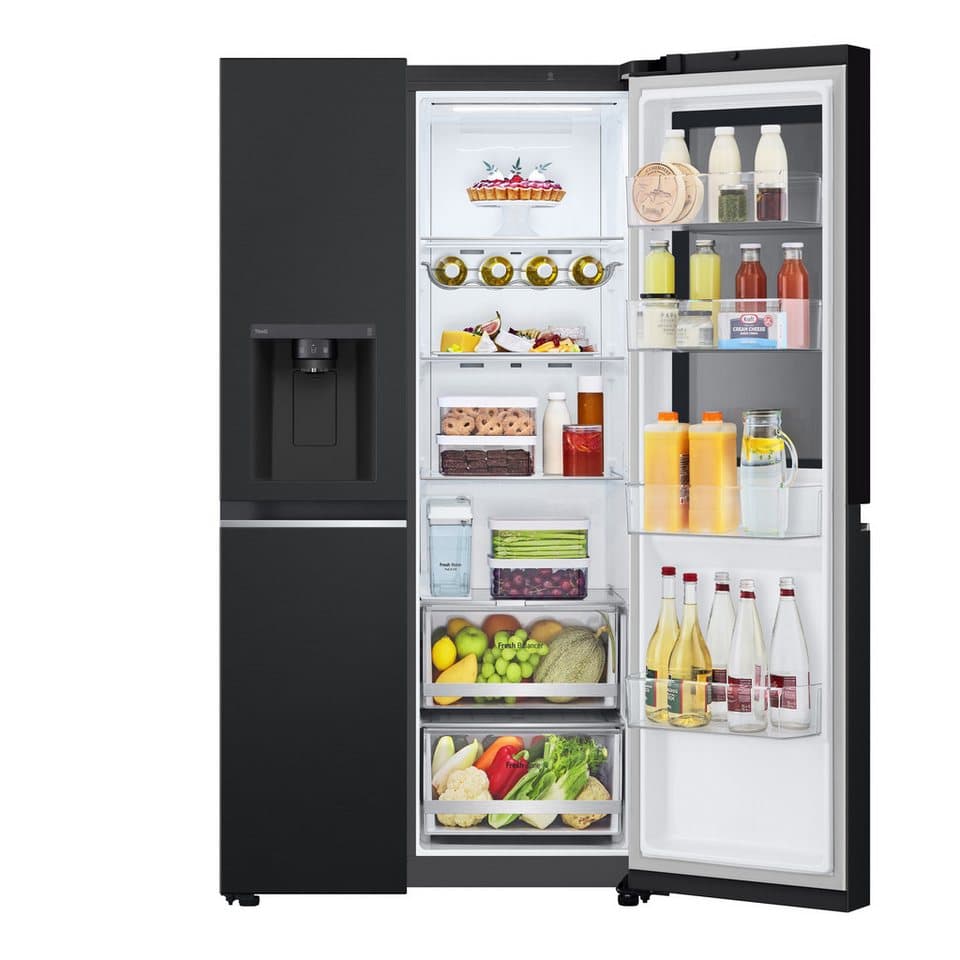 LG Side-by-Side G-Serie GSGV81EPLL, 179 cm hoch, 91,3 cm breit, Total No Frost, LINEARCooling, Multi-Airflow, Integrierter Wassertank - Thumbnail 12