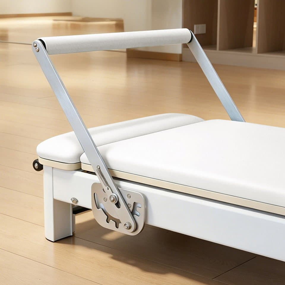 JASPORT Pilates-Reformer P78 aus Aluminiumlegierung, (Pilates Reformer, Sitzpolster, 6 Federn), Klappbares Design mit hochfester Aluminiumkonstruktion - Thumbnail 8