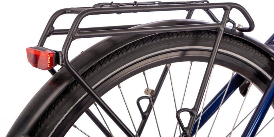 SAXONETTE E-Bike Trekkingrad E-Bike Cityrad Deluxe Sport (Wave), 9 Gang Shimano Alivio Schaltwerk, Kettenschaltung, Mittelmotor, 418 Wh, (Packung), (mit integr. Akku), Elektrofahrrad für Damen u. Herren - Thumbnail 4