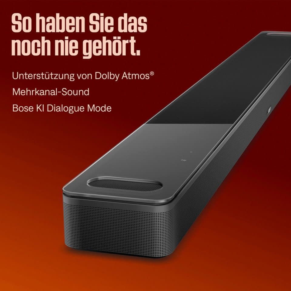 Bose Smart Ultra Soundbar mit Dolby Atmos Soundbar 5.1 (Bluetooth, WLAN, Multiroom, 40 W, Multiroom, Immersive Sound, Alexa, AIRPLAY 2, Simple Sync) - Thumbnail 2