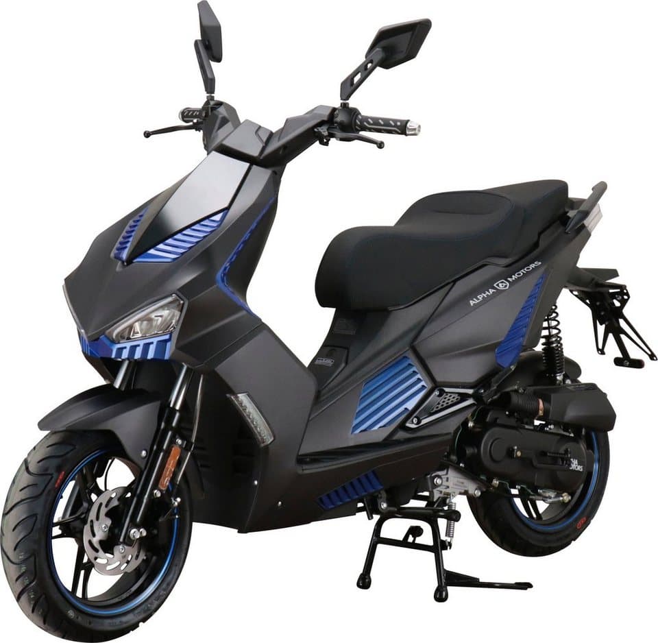 Alpha Motors Motorroller SHARK, 50 ccm, 45 km/h, Euro 5, mit integr. Alarmanlage, Keyless-System und USB-Anschluss - Thumbnail 3