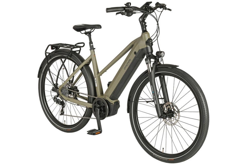 Prophete E-Bike Trekkingrad Entdecker 4.0, 10 Gang microSHIFT XLE Schaltwerk, Kettenschaltung, Mittelmotor, 540 Wh, Pedelec, Elektrofahrrad für Damen - Thumbnail 2