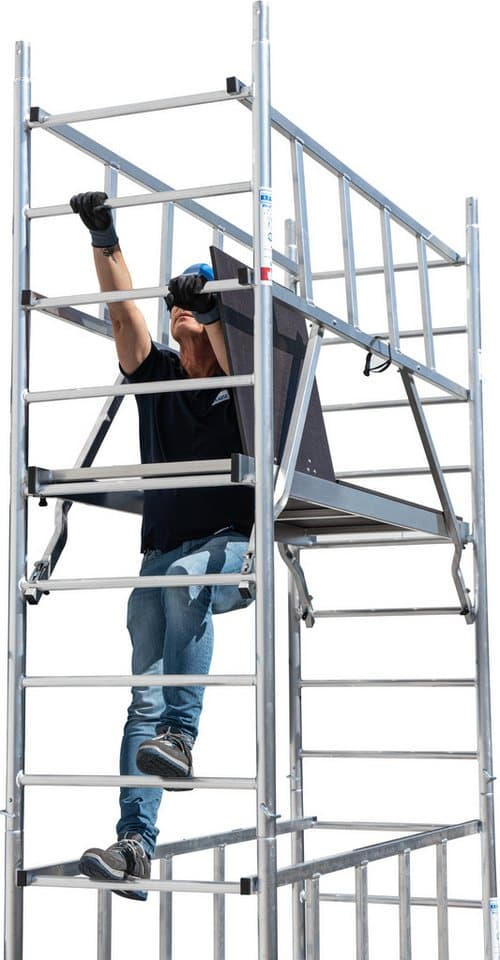 KRAUSE Fahrgerüst ProTec XS Alu-FaltGerüst, (Set), Arbeitshöhe: 6,8 Meter - Thumbnail 4