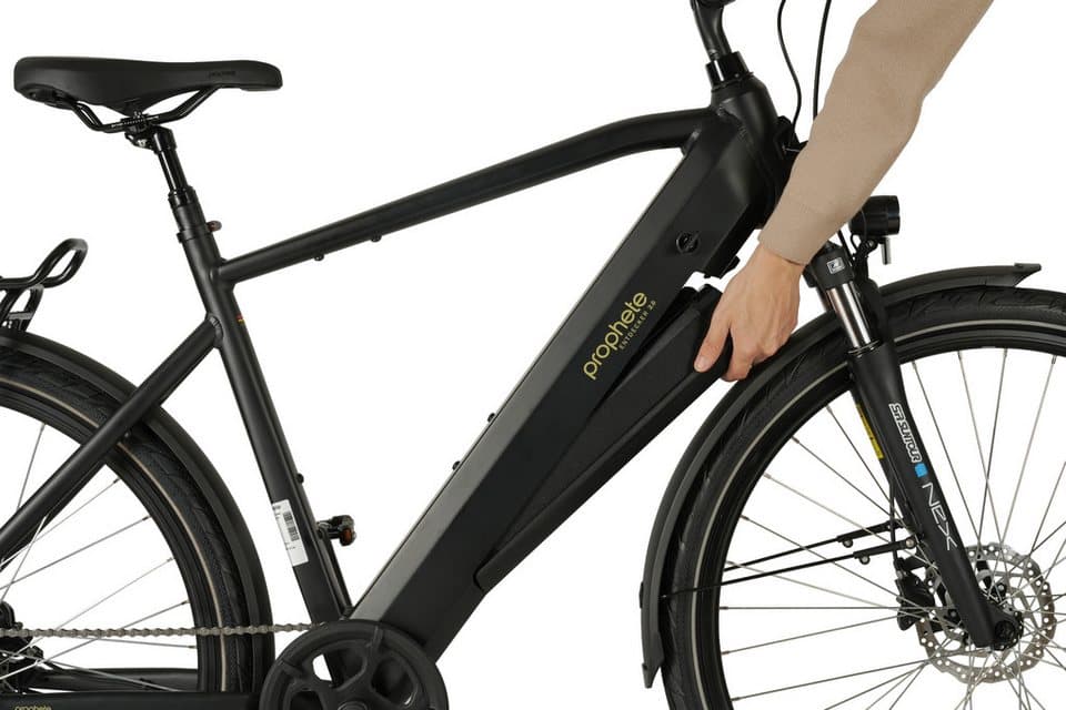 Prophete E-Bike Trekkingrad Entdecker 2.0, 8 Gang Shimano Altus Schaltwerk, Kettenschaltung, Heckmotor, 360 Wh - Thumbnail 4