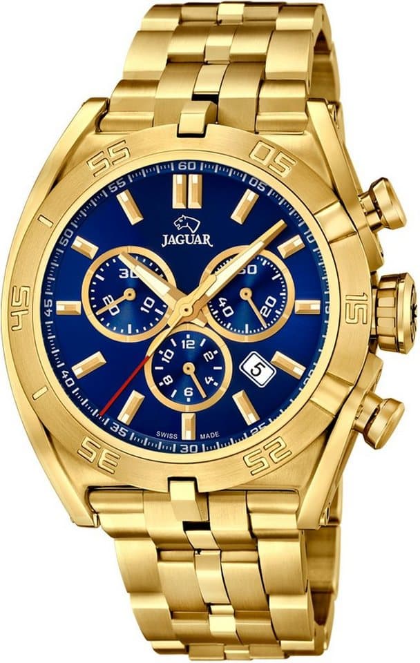 Jaguar Chronograph Executive J853/3, Armbanduhr, Quarzuhr, Herrenuhr, Saphirglas, Stoppfunktion, Swiss Made