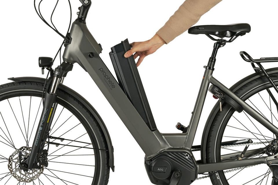 Prophete E-Bike Cityrad Geniesser 3.0, 7 Gang Shimano Nexus Schaltwerk, Nabenschaltung, Mittelmotor, 360 Wh, Pedelec, Elektrofahrrad für Damen u. Herren - Thumbnail 3
