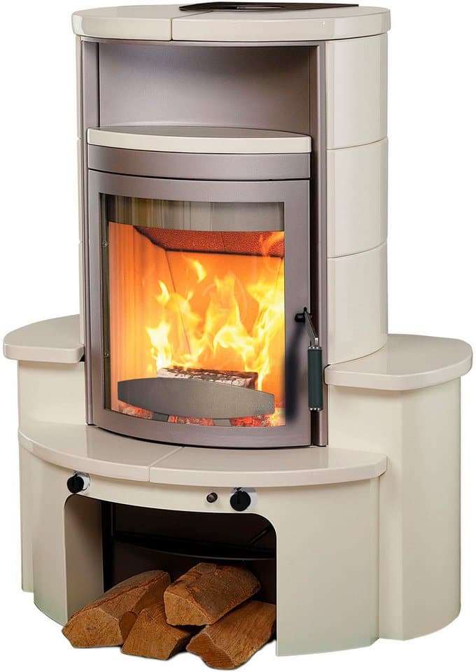 HARK Kaminofen »Avenso GT ECOplus 8 KW«, 8 kW, Dauerbrand, creme-weiss - Bild 1