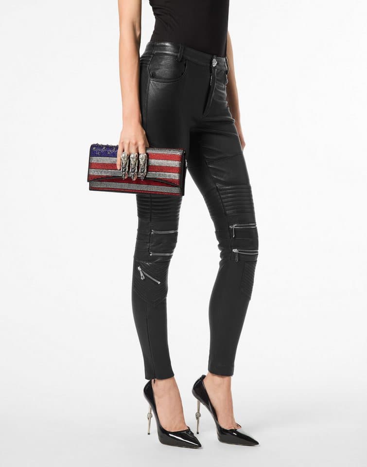 PHILIPP PLEIN Clutch Eagle Verziert - Thumbnail 2