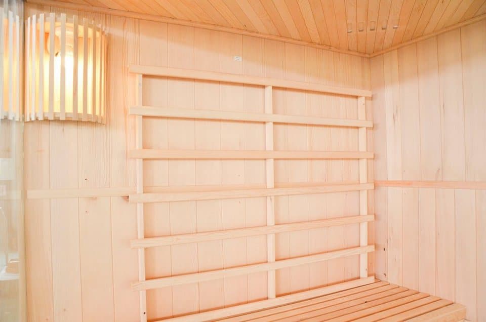 Sanotechnik Sauna TALLINN, BxTxH: 150 x 150 x 200 cm, für 3 Personen - Thumbnail 2
