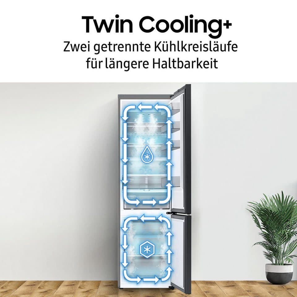Samsung Kühl-/Gefrierkombination 7000 Serie RL38T607BS9, 203 cm hoch, 59,5 cm breit - Thumbnail 4