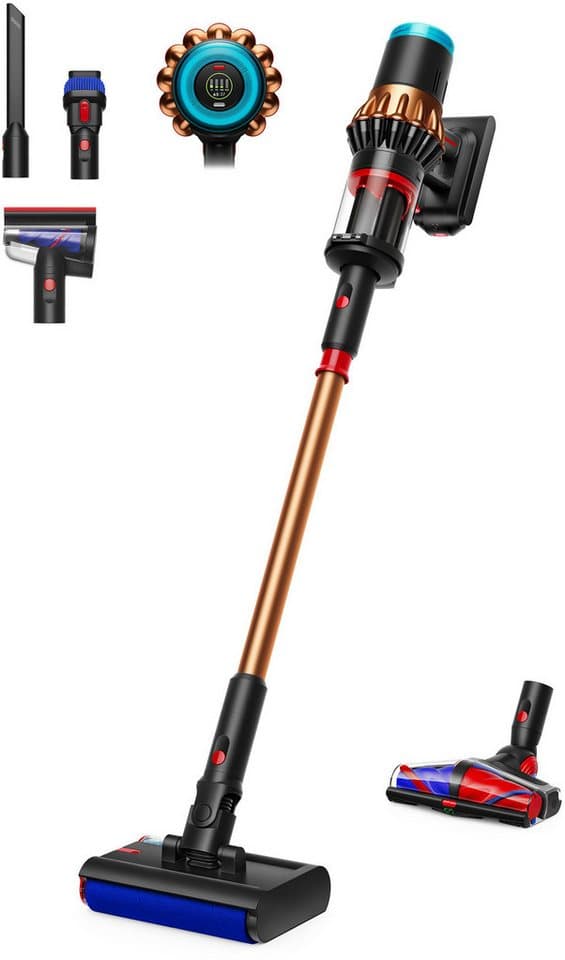 DYSON Akku-Hand-und Stielstaubsauger V16 (DS60) Piston Animal Submarine™, bis zu 70 Minuten Laufzeit, 900 W