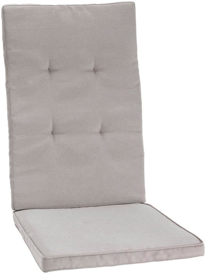 KONIFERA Garten-Essgruppe Parla, (Set, 21-tlg., 6xSessel, 1x AZ-Tisch 150-242,5cm,2x Hocker,inkl. Auflagen, Polyrattan), 2 der 6 Sessel sind verstellbar, Grau, Tischplatte aus Sicherheitsglas - Thumbnail 14