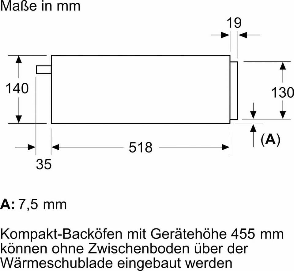 BOSCH Einbau-Wärmeschublade BIC7101B1 - Thumbnail 6