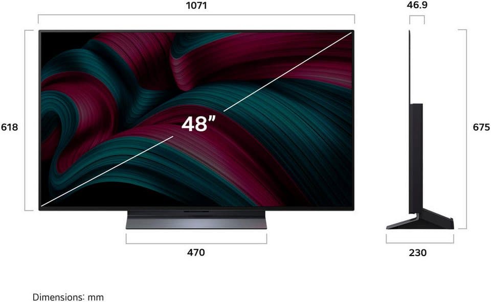 LG OLED48C5ELB OLED-Fernseher (121 cm/48 Zoll, 4K Ultra HD, Smart-TV) - Thumbnail 14