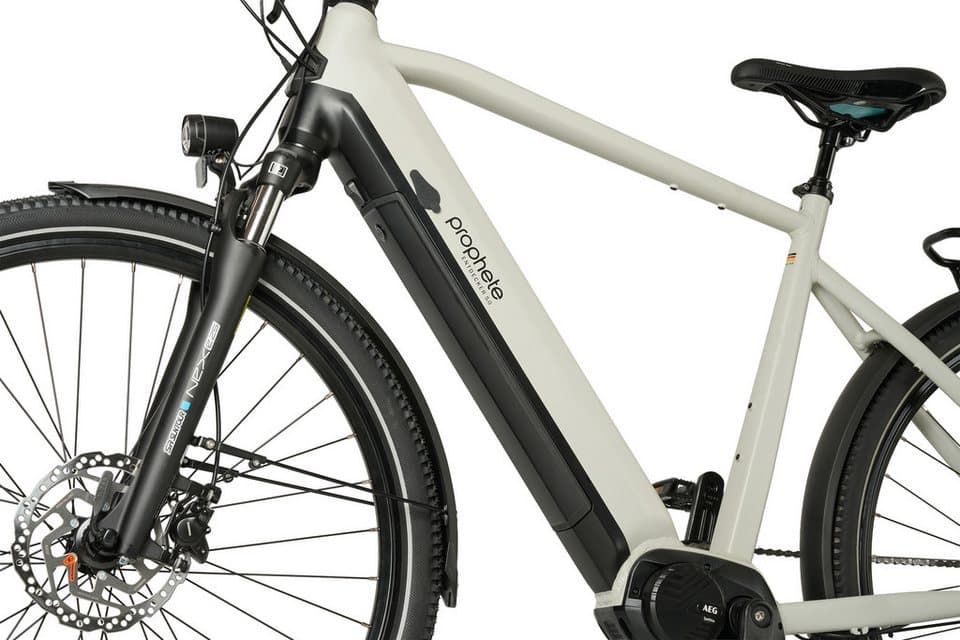 Prophete E-Bike Trekkingrad Entdecker 5.0, 10 Gang Shimano Deore Schaltwerk, Kettenschaltung, Mittelmotor, 800 Wh, Pedelec, Elektrofahrrad für Herren - Thumbnail 3