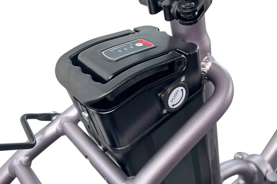 LLobe E-Bike Faltrad Elektro Faltrad 20" Terrain grau, 7 Gang Shimano Tourney Schaltwerk, Kettenschaltung, Heckmotor, 468 Wh - Thumbnail 10