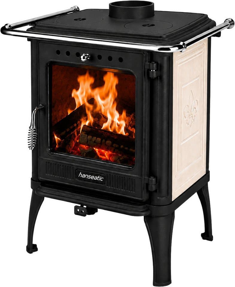 Hanseatic Kaminofen Ambrosia, 7,2 kW, Zeitbrand, Großer Feuerraum - Bild 1